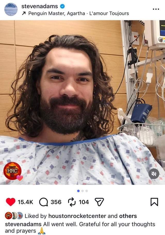 J9九游会平台-确定赛季报销！亚当斯接受左踝手术 火箭寻找前场引援弥补损失